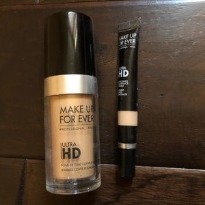 Makeup forever ultra hd foundation and concealer